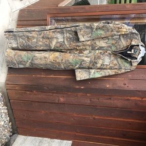 Insulated camo coveralls